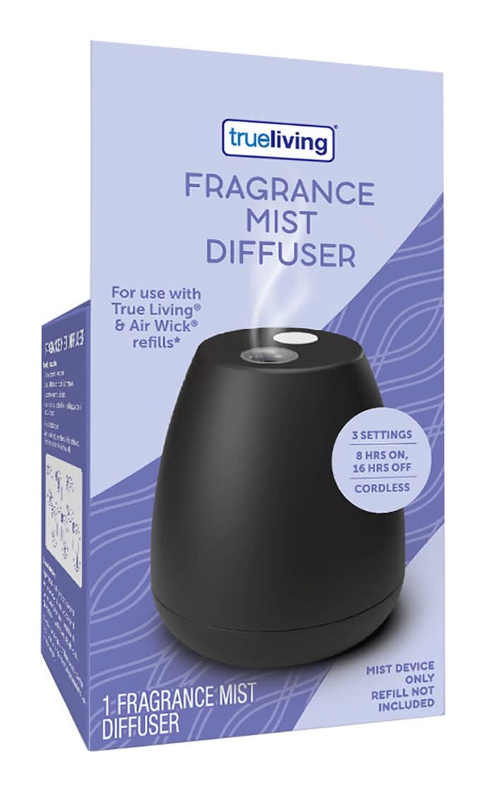 Dollar General - True Living Cordless Fragrance Mist Diffuser, Black - Delivery in Under an Hour