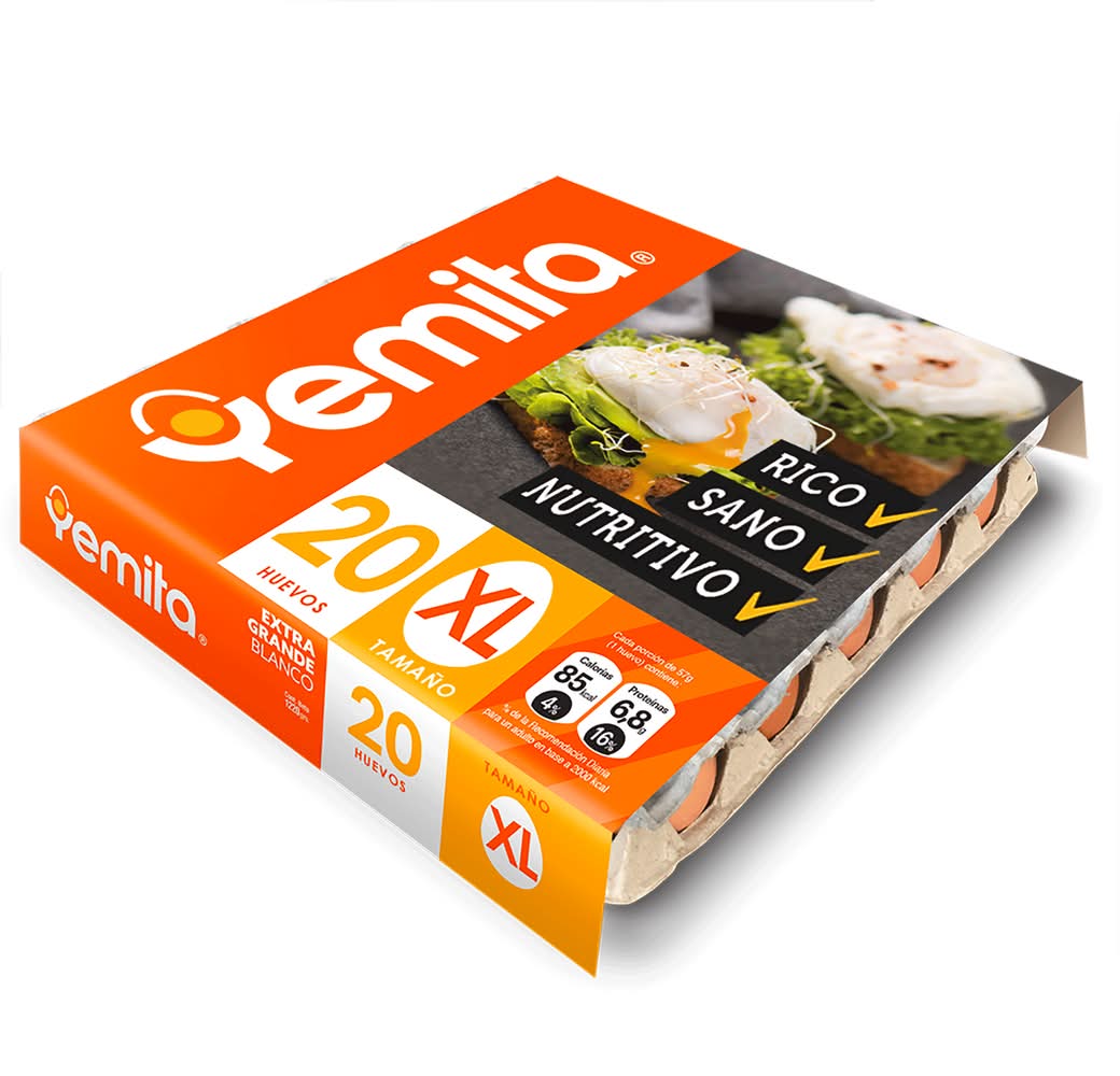 Yemita · Huevo blanco extra grande (1,5 kg)