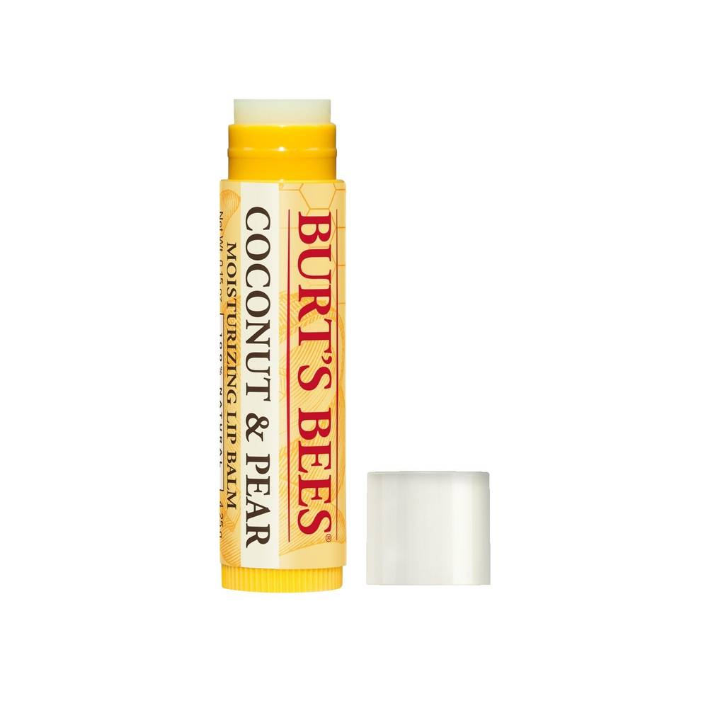 Burt's Bees 100% Natural Moisturizing Lip Balm, Coconut & Pear, 1 Tube
