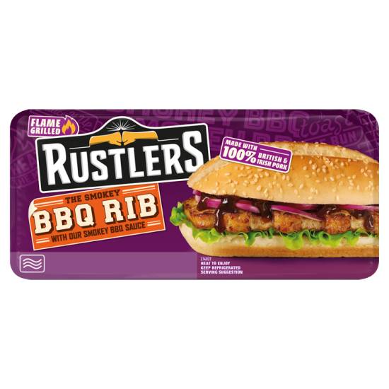 Rustlers The Smokey Bbq Rib With Our Smokey Bbq Sauce (157g)