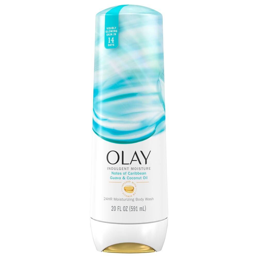 Olay Indulgent Moisture Infused With Vitamin B3 Notes Of Guava and Coconut Oil Body Wash