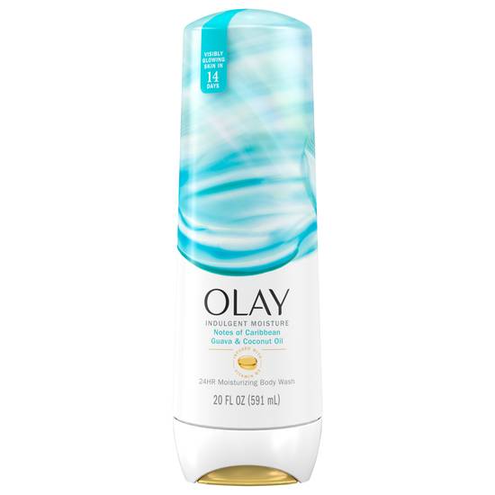 Olay Indulgent Moisture Infused With Vitamin B3 Notes Of Guava and Coconut Oil Body Wash