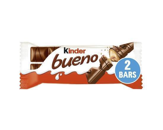 Kinder Bueno Milk Chocolate and Hazelnuts Single Bar 2 Finger x 21.5g (43g)