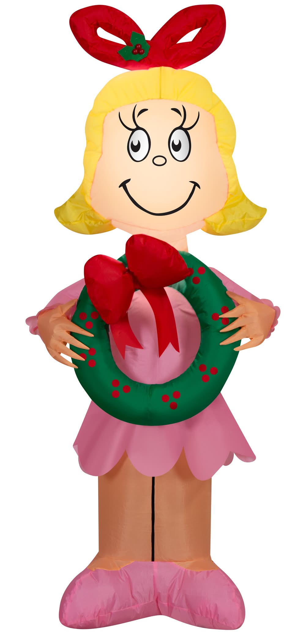 Grinch 4-ft Lighted Dr. Seuss Merry Christmas Inflatable