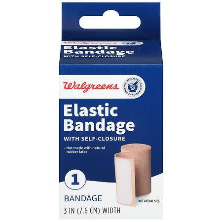 Walgreens Elastic Bandage 3 Inch With Self-Closure