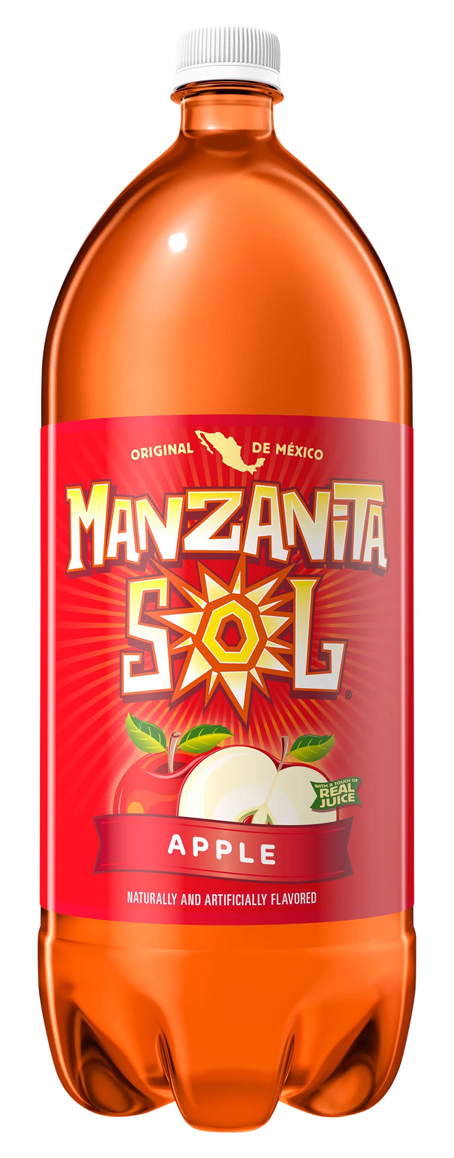 Manzanita Sol Fruit Soda, Apple (2 L)
