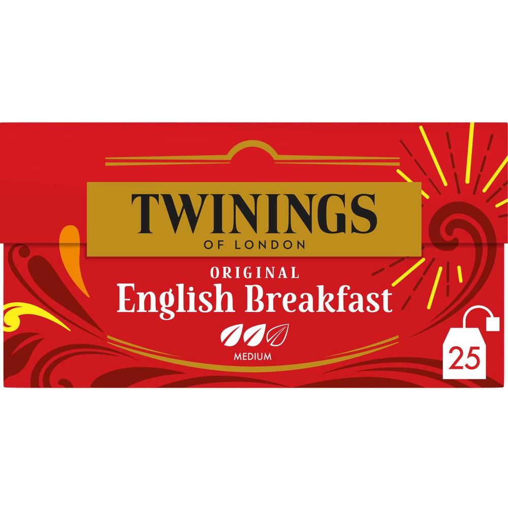 Twinings - Thé noir original english breakfast (25 pièces, 40 g)