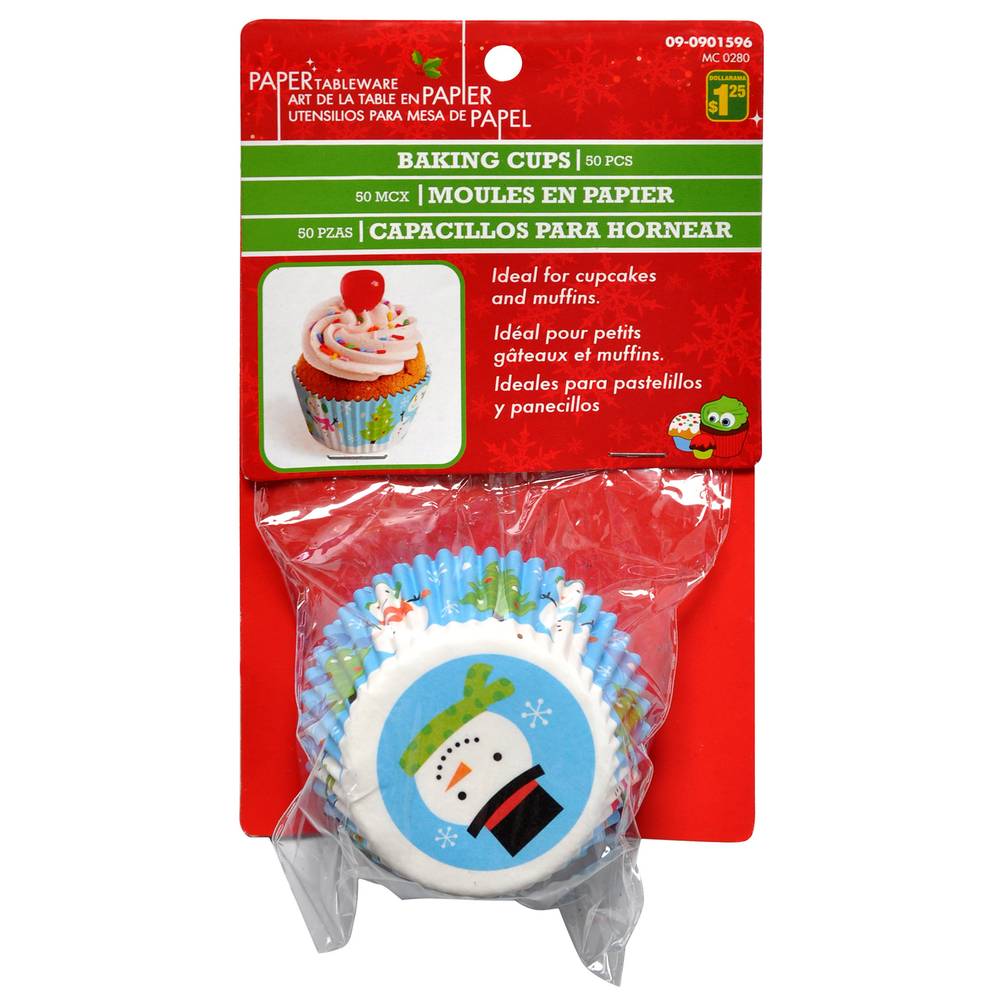 Xmas Baking Cups, 50un