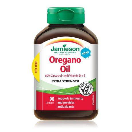Jamieson Oregano Oil With Vitamin D & E