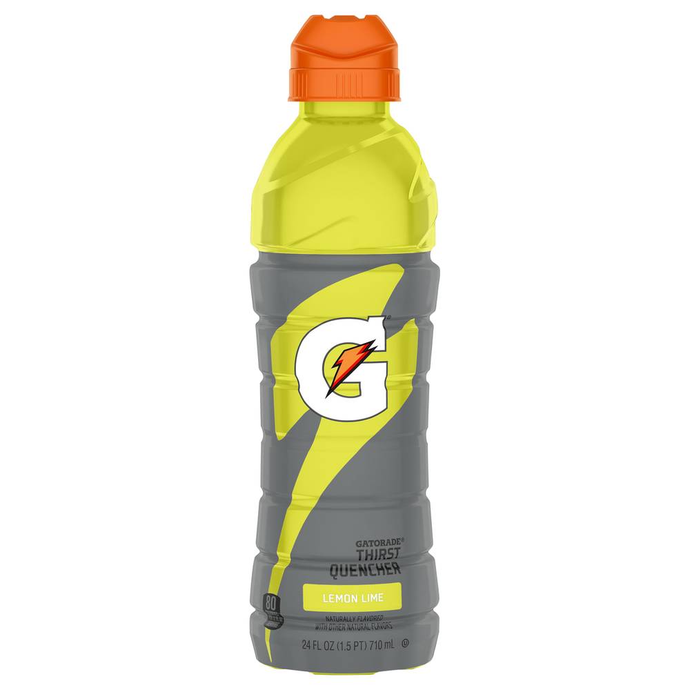 Gatorade Thirst Quencher Sports Drink, Lemon-Lime (24 fl oz)