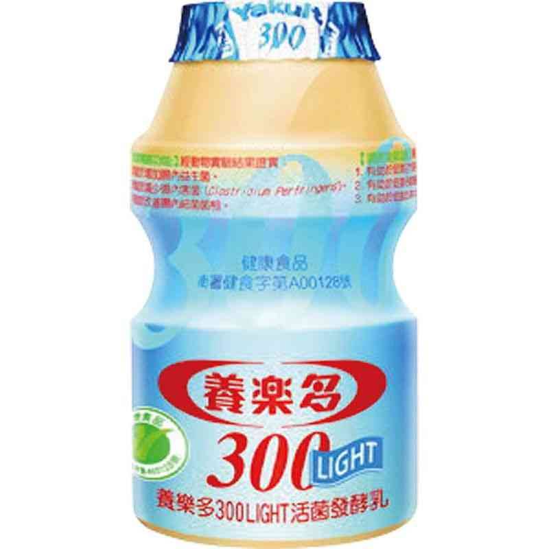 【發酵乳-乳酸飲料】養樂多300Light發酵乳 100ml到貨效期約6-8天 <100ml毫升 x 1 x 10Bottle瓶>