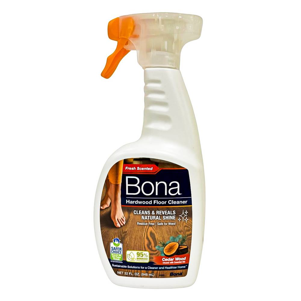 Bona Products Wood Cleaner Spray + Mop Multi-Purpose Floor Cleaner Ceder Wood