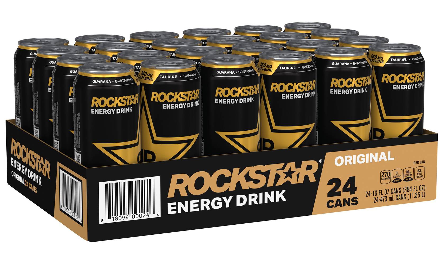 Rockstar Original Energy Drink (24 x 16 fl oz)