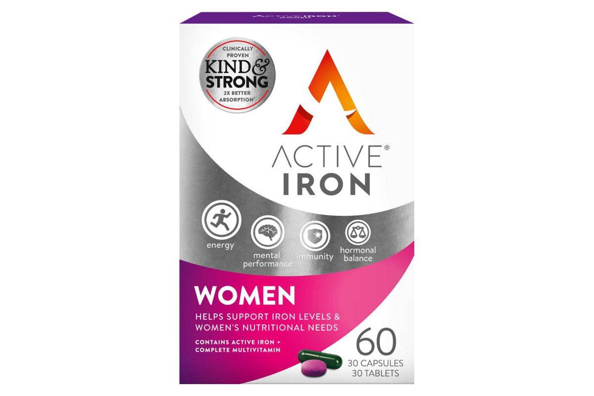 Active Iron For Women - 30 Daily Capsules & 30 Daily Tablets