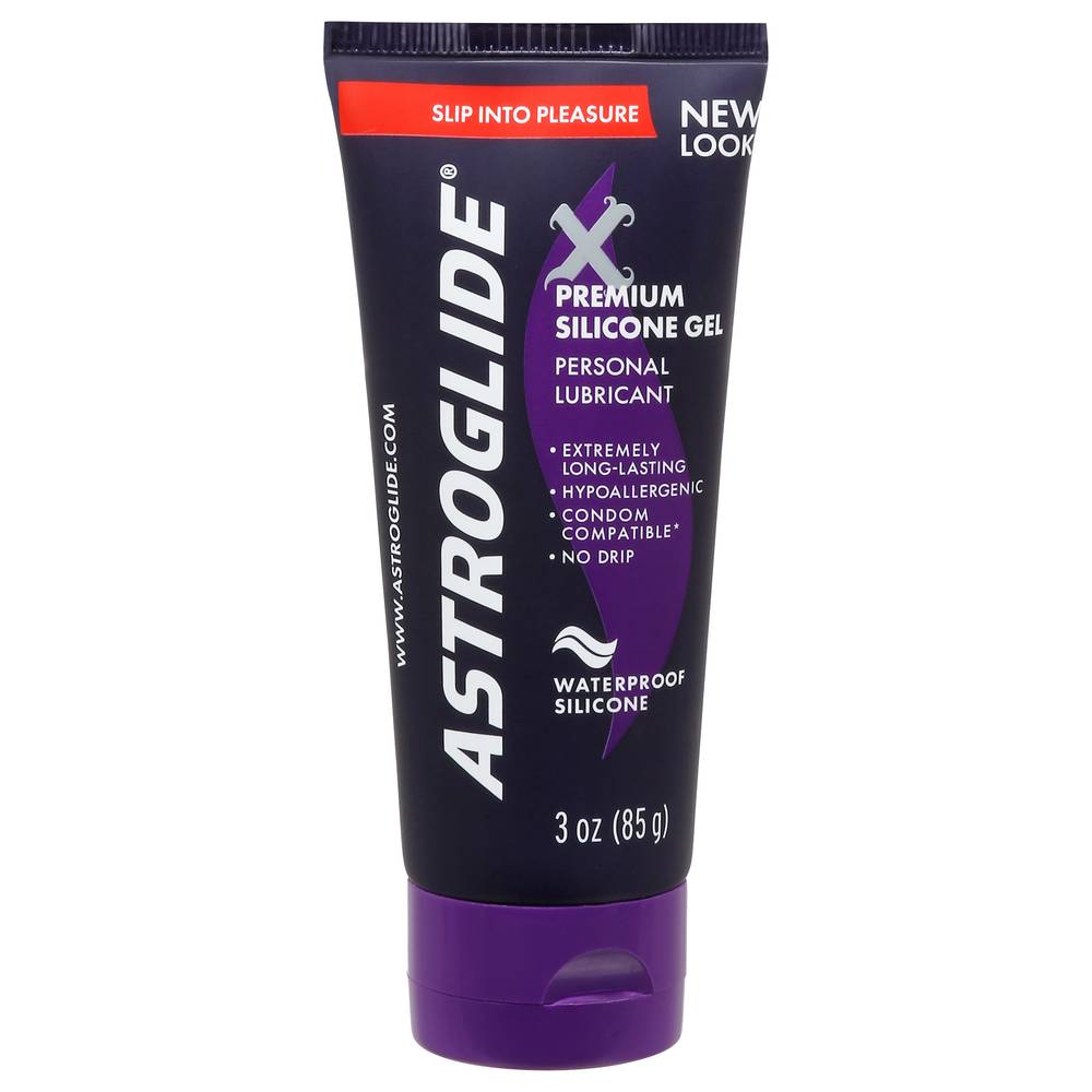 Astroglide X Premium Silicone Gel Personal Lubricant (3 oz)