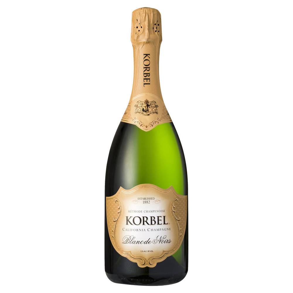 Korbel Blanc De Noirs California Champagne (750 ml)