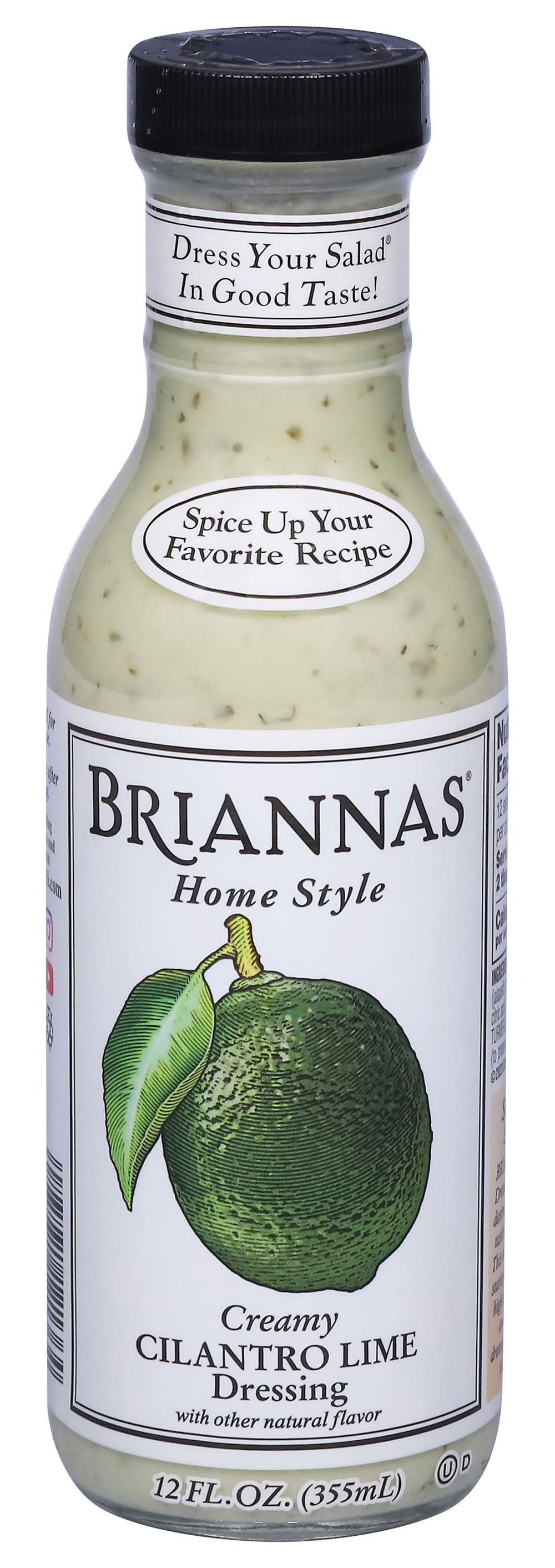 Briannas Creamy Cilantro Lime Dressing