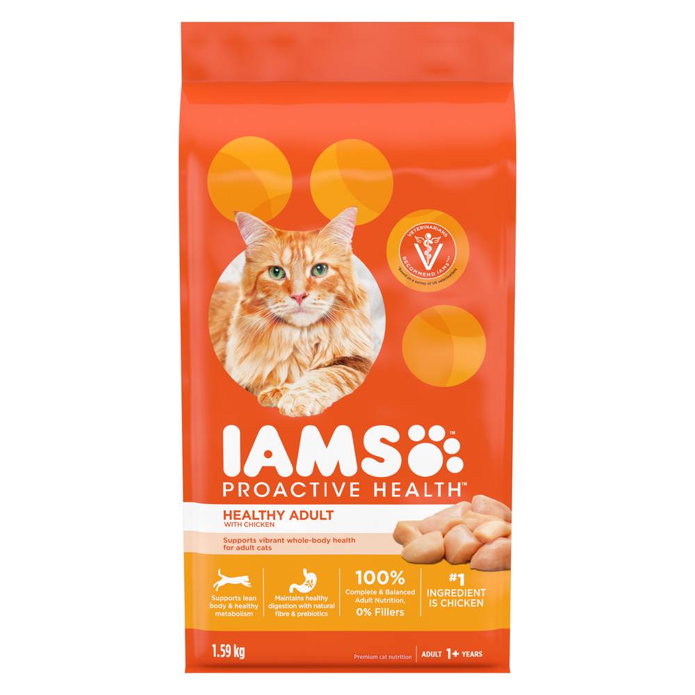 Iams Proactive Healthy Adult Original With Chicken (1.59 kg)