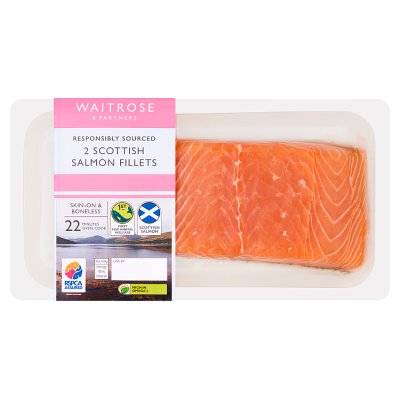 Waitrose & Partners Scottish Salmon Fillets (260g)