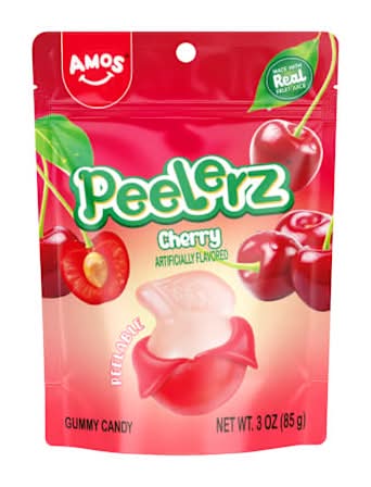 Amos® Peelerz® Cherry Gummy Candy 3oz