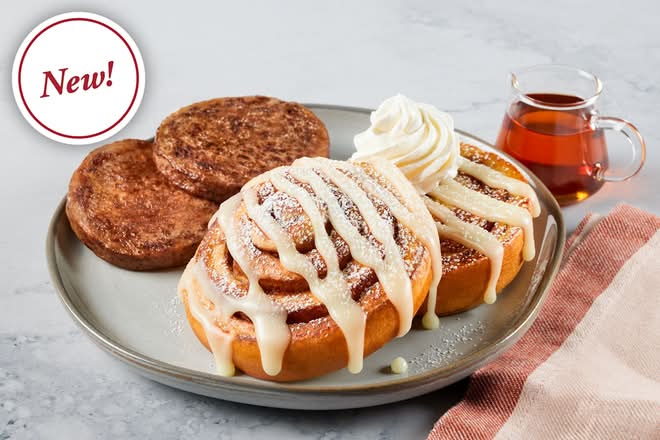 Cinnamon Roll French Toast Combo