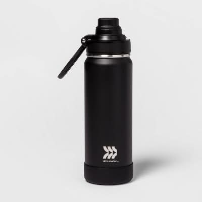 All In Motion Vacuum Insulated Stainless Steel Thermoses Bottle, Black