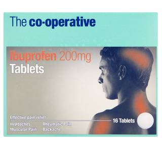 The Co-operative Ibuprofen 200mg Tablets 16 Tablets