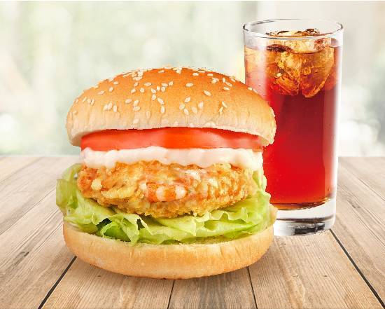 【套餐】傳奇真蝦堡｜Shrimp Patty Burger