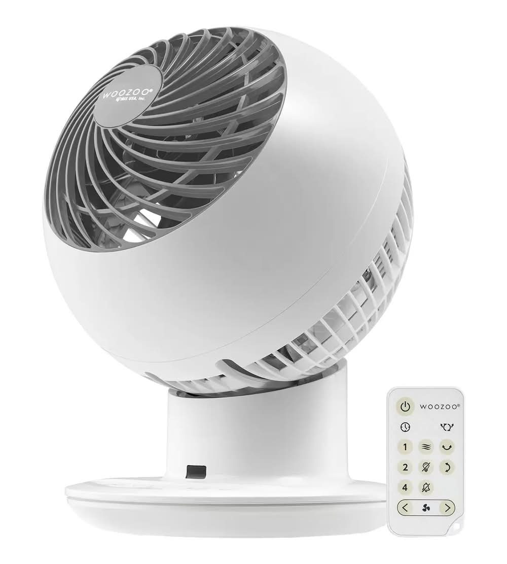IRIS · Woozoo ventilador de globo con control remoto