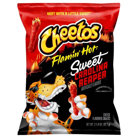 Cheetos Flamin Hot Sweet Puffs (carolina reaper-cheese)