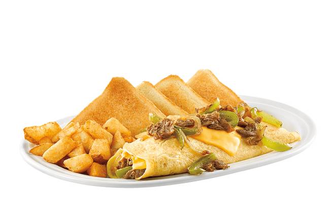 Philly Steak & Cheese Omelet