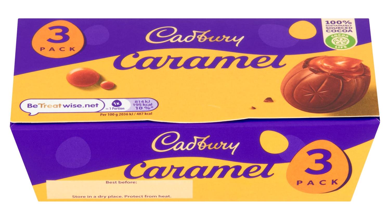Cadbury Caramel Egg 3 Pack 120g