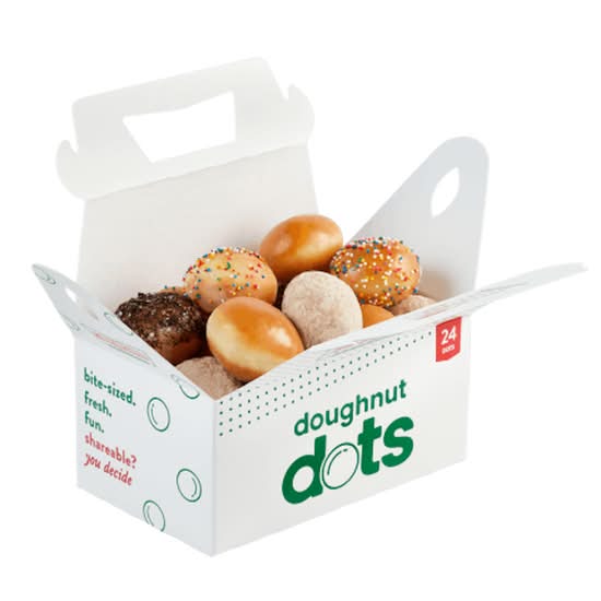 24 Count Assorted Doughnut Dots
