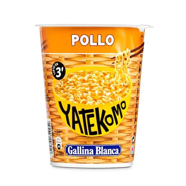 Fideos orientales pollo Gallina Blanca Yatekomo vaso 60 g