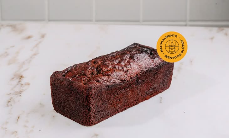 Bolo caseiro banana bread s/ glúten
