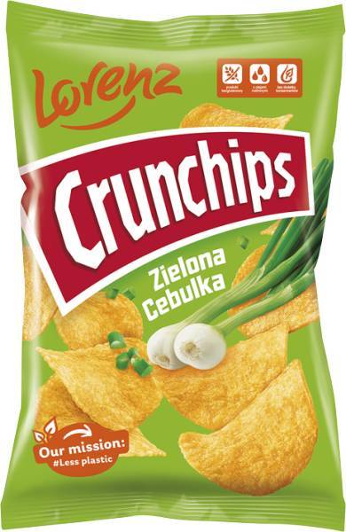 Crunchips Zielona Cebulka 140 g