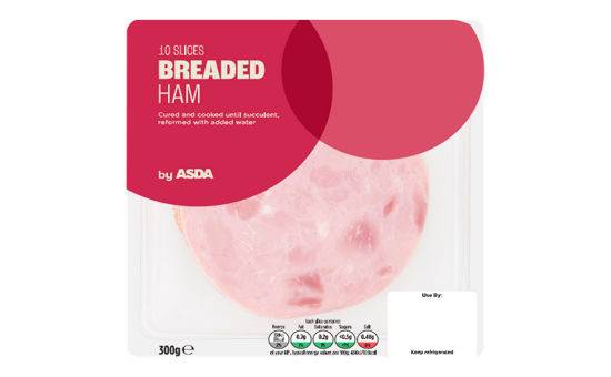 Asda Breaded Ham 300g