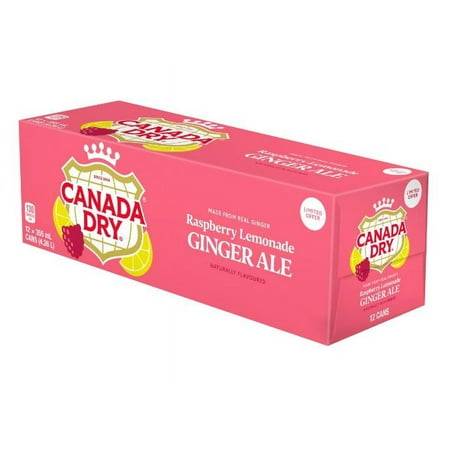 Canada Dry Ginger Ale (12 pack, 0.35 L) (raspberry lemonade)