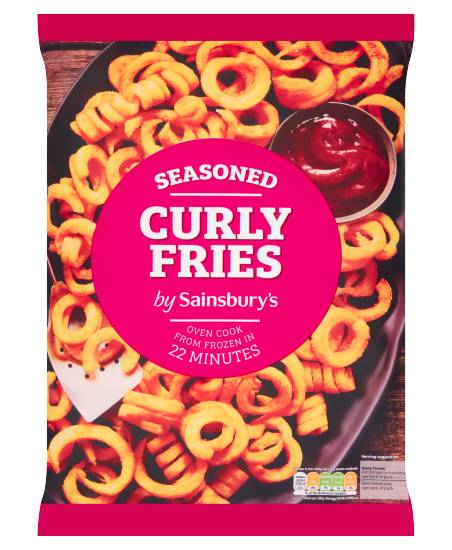 Sainsbury's Seasoned Curly Fries (700g)