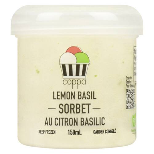 Lemon Basil Sorbet (vegan)