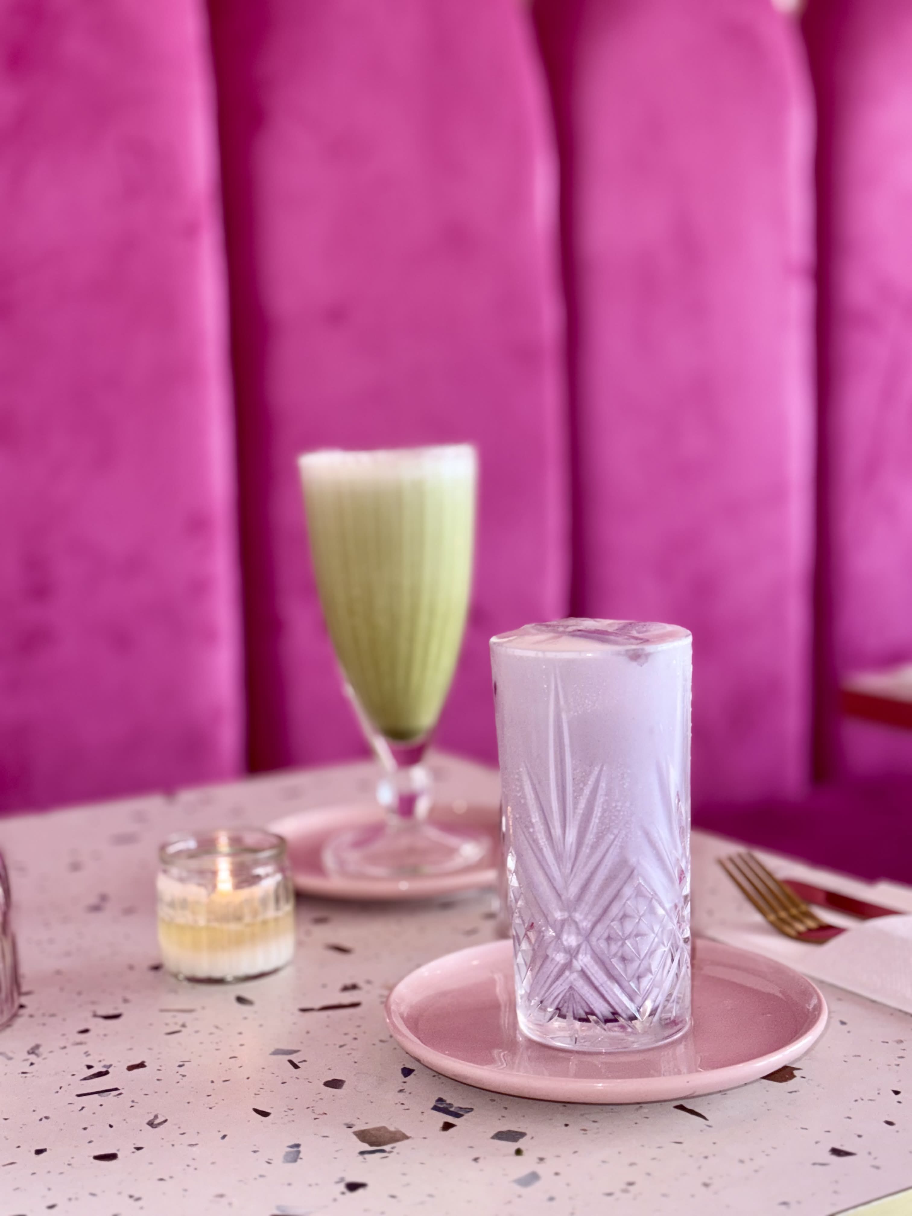 Ice Ube Latte
