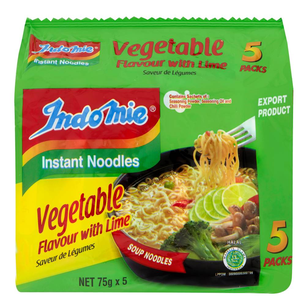 Indomie Vegetable Flavour Instant Noodles (75g)