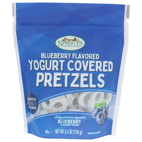 Sprouts Blueberry Flavored Yogurt Covered Pretzels