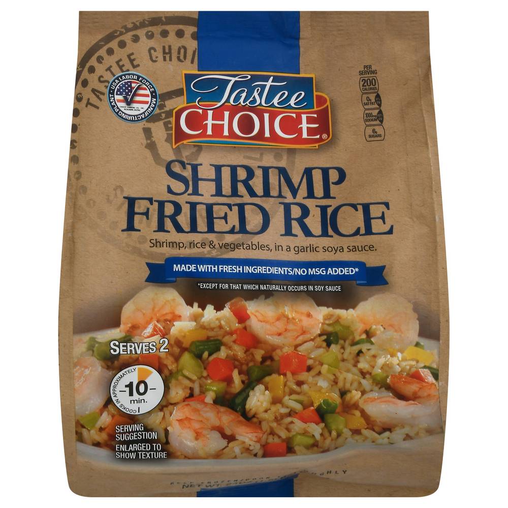 Tastee Choice Shrimp Fried Rice in Garlic Soy Sauce (1.5 lbs)