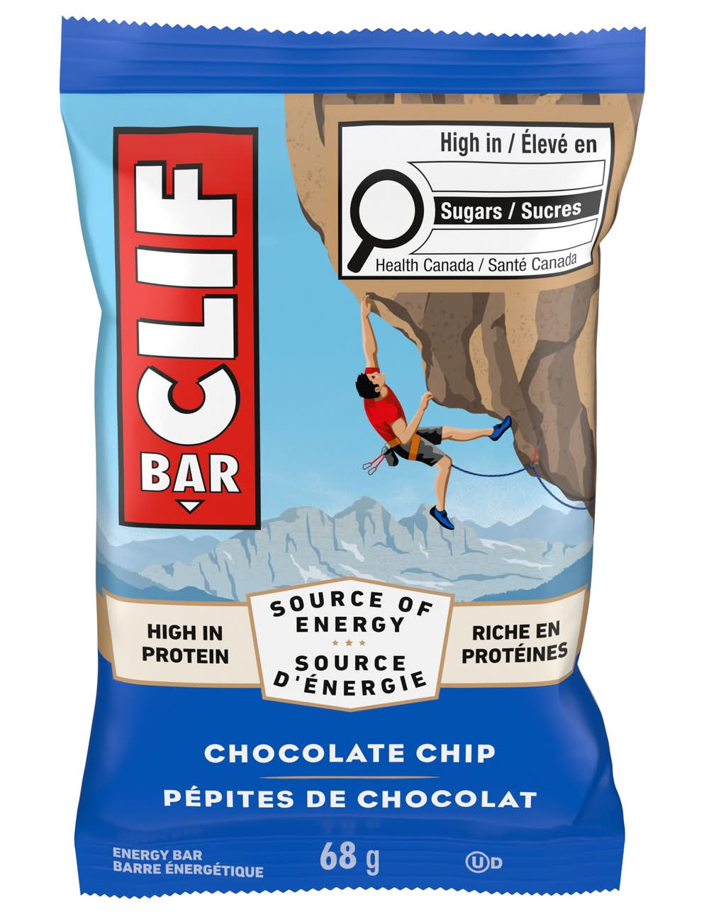 CLIF Bar Energy Bar, Chocolate Chip (68 g)