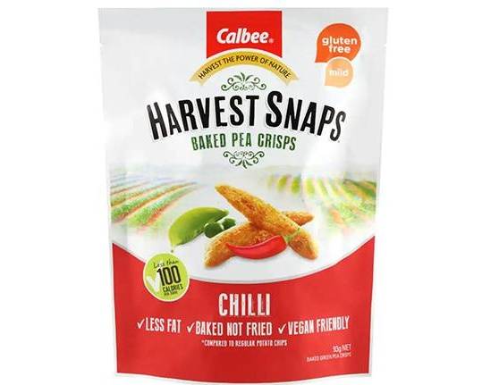 Harvest Snaps Pea Crisps Chilli 93g