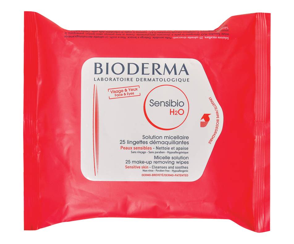 Bioderma Sensibio H2o Micelle Solution Make-Up Removing Wipes