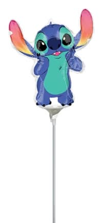 14in Disney Stitch Stick Balloon
