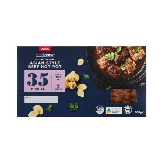 Coles Made Easy Asian Style Beef Hot Pot