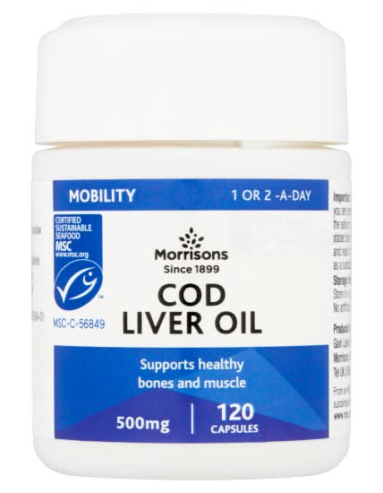 Morrisons Cod Liver Oil Capsules (120 pack)